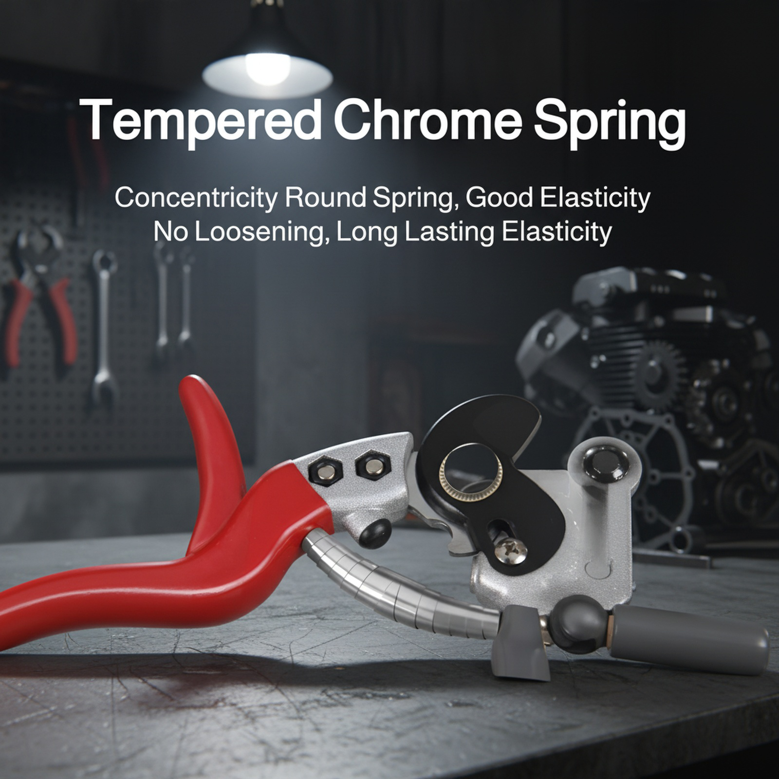 Stainless steel garden pruning scissors