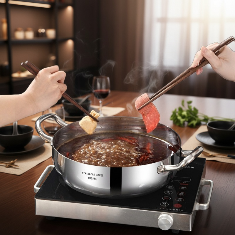 Household Induction Cooker Special Double Ear Soup Pot