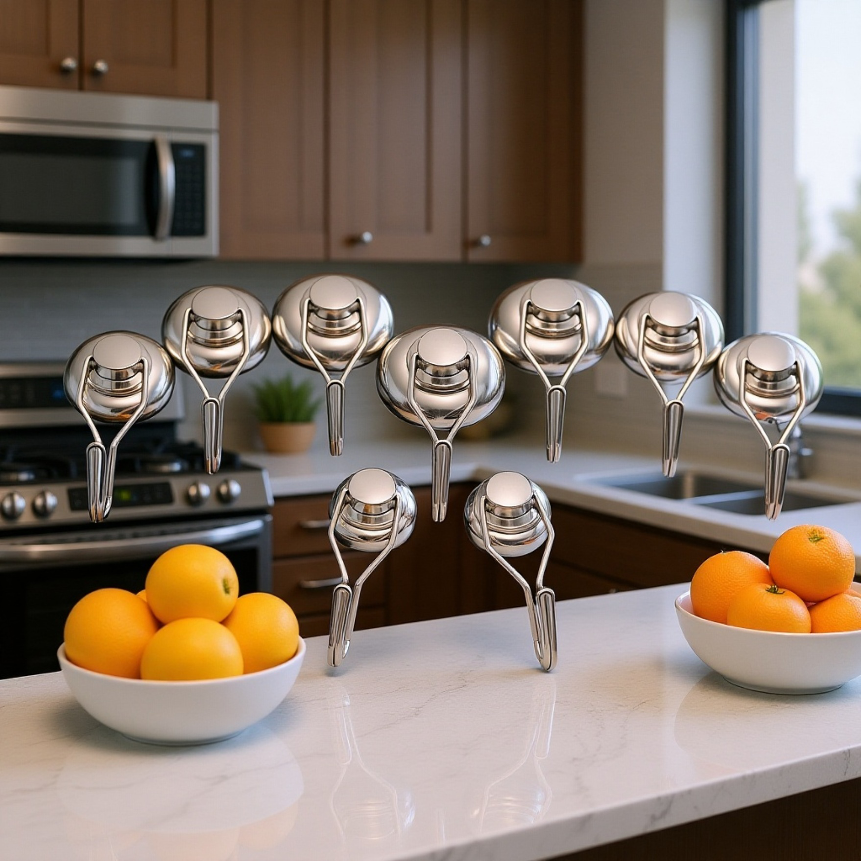 壁にしっかり固定できる強力マグネットフック