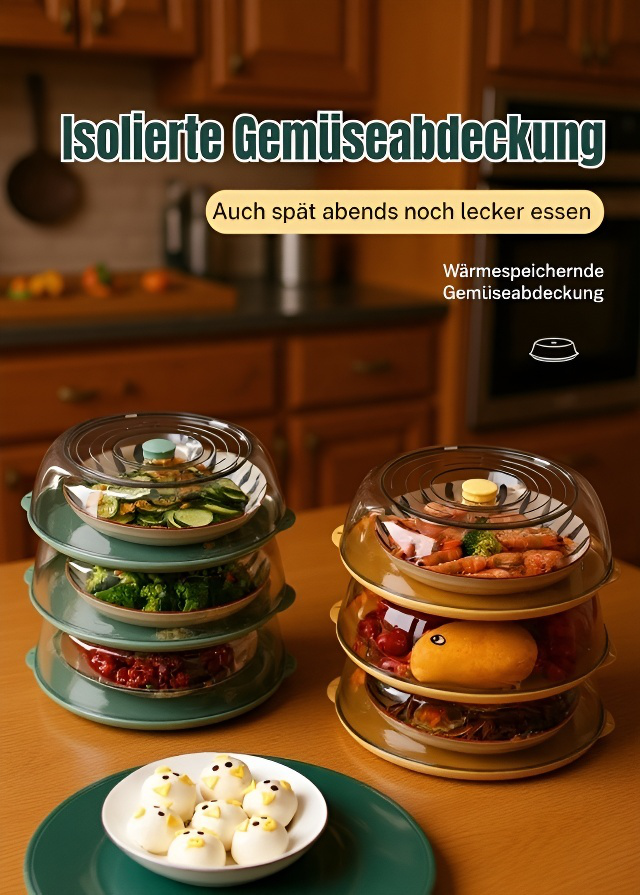 Haushalts-Speisendeckel mit Wärmeschutz