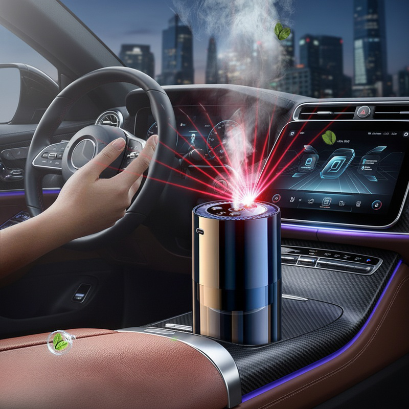 Easy-to-use intelligent car aromatherapy diffuser