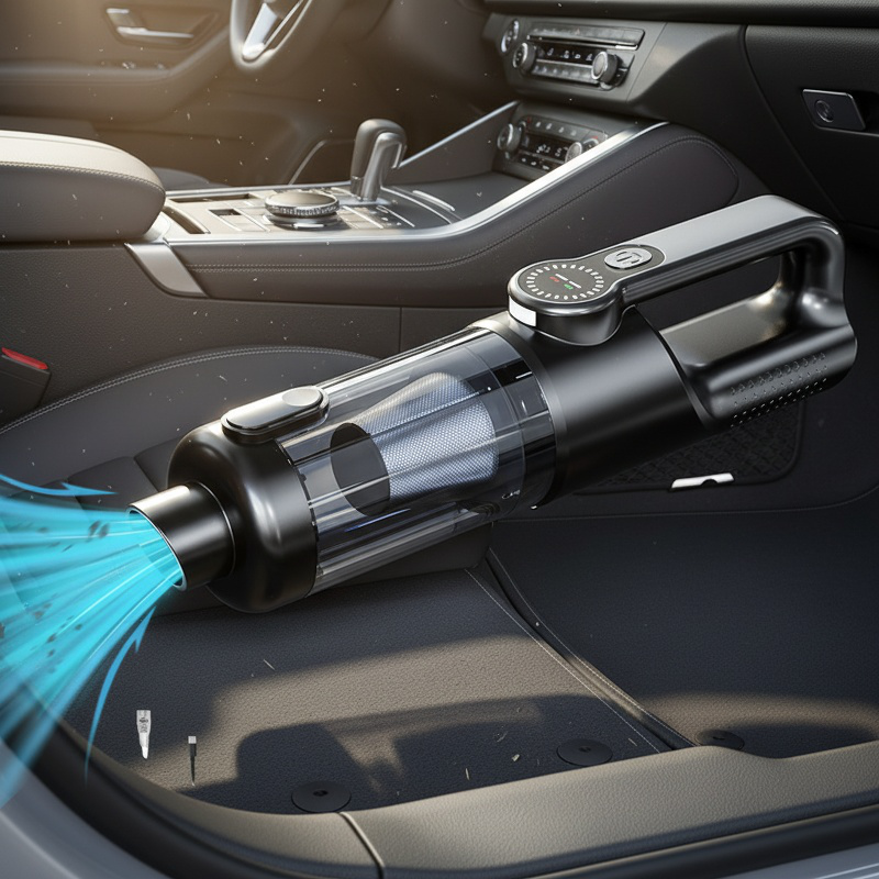 Compact wireless vacuum cleaner with easy charging feature