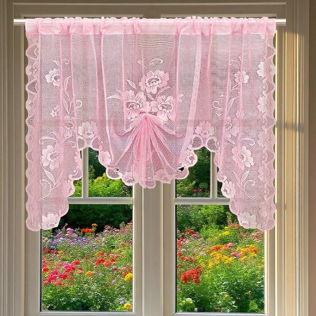 白色窗簾窗簾式抽拉簾經編紗簾