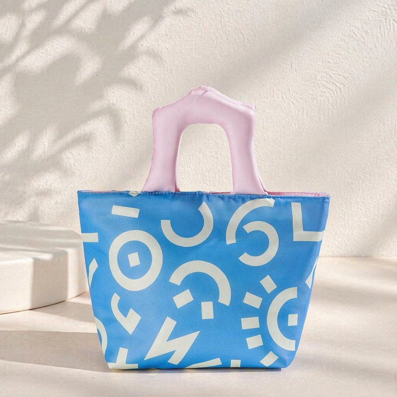 Thickened Handheld Graffiti Insulated Bag