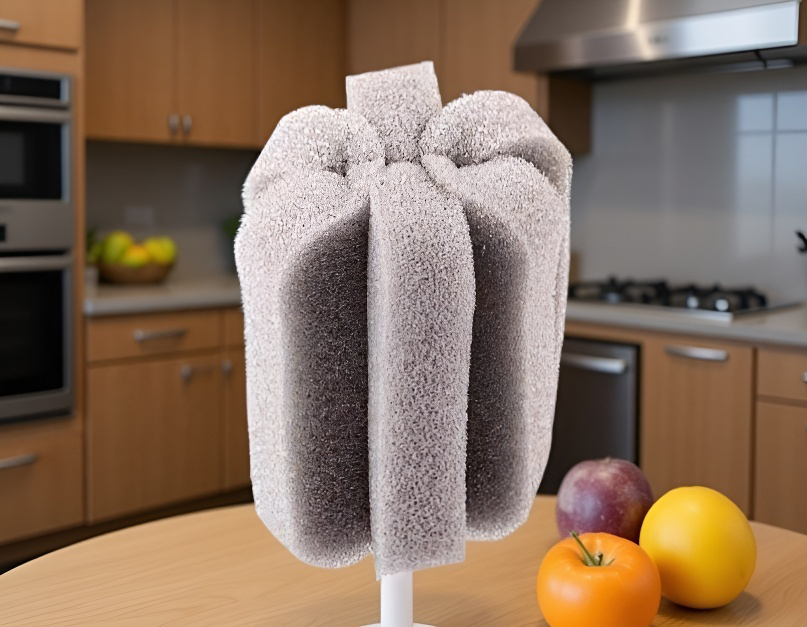 細かい部分も掃除できる多機能ブラシ