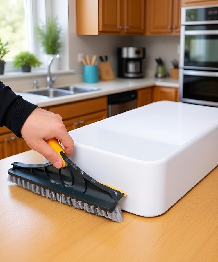 V字ヘッドブラシ