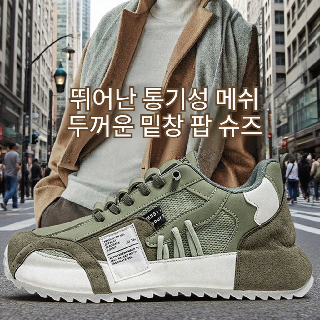 여름용 통기성 남성 키높이 운동화 캐주얼 아빠 신발