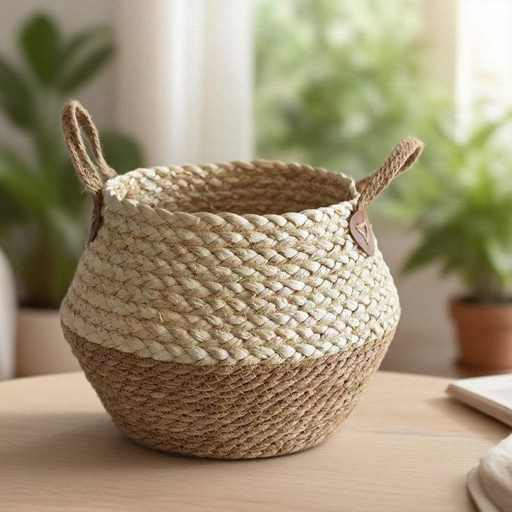 ترتيب زهور القش لتزيين الحديقة