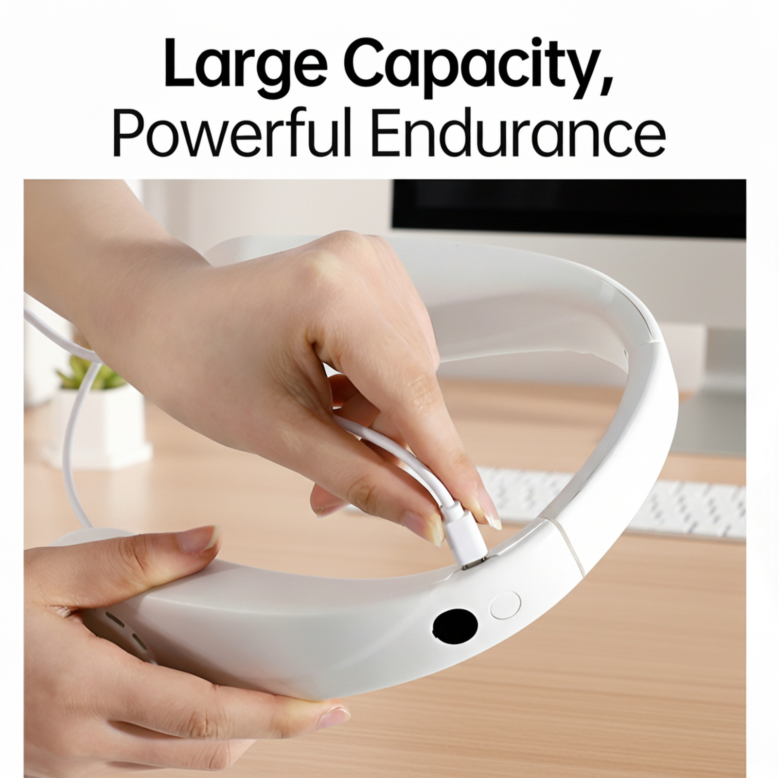 Outdoor Portable Quiet Turbo Neck Fan