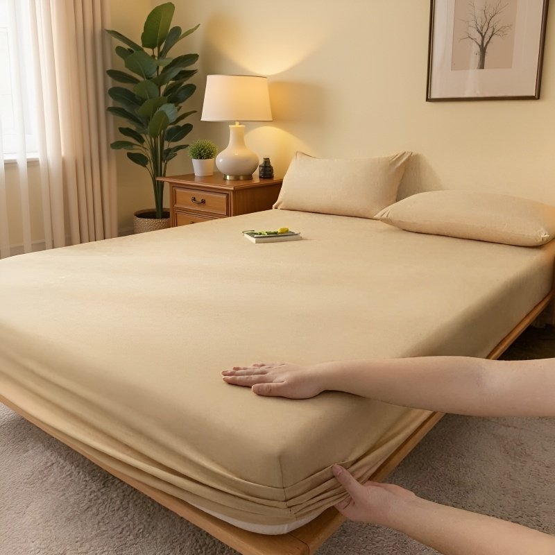 싱글 워싱 면 침대 커버 쓰리피스 침대 삿갓 보호 커버 기숙사 싱글 침대 워싱 면 침대 커버 침대 삿갓