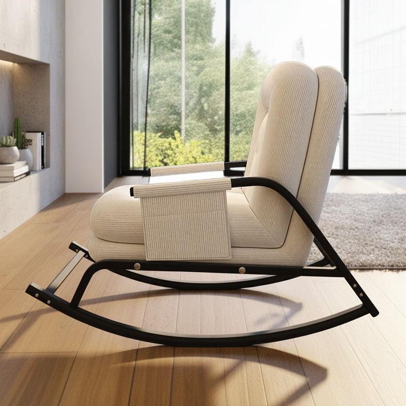 Single Balcony Lazy Rocking Chair Home Internet Celebrity Comfortable Leisure Chair