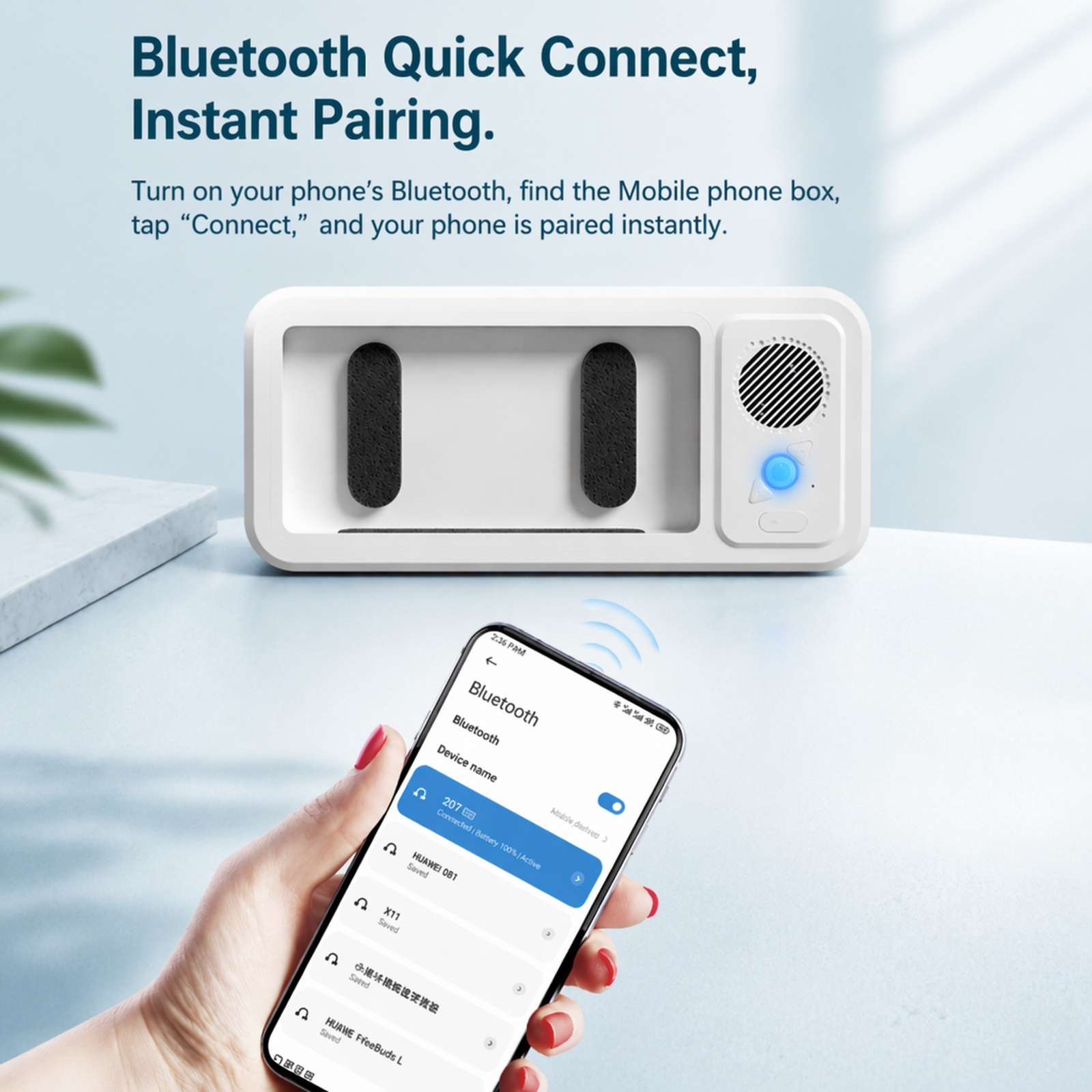 Bluetooth Mini Speaker for Bath and Streaming