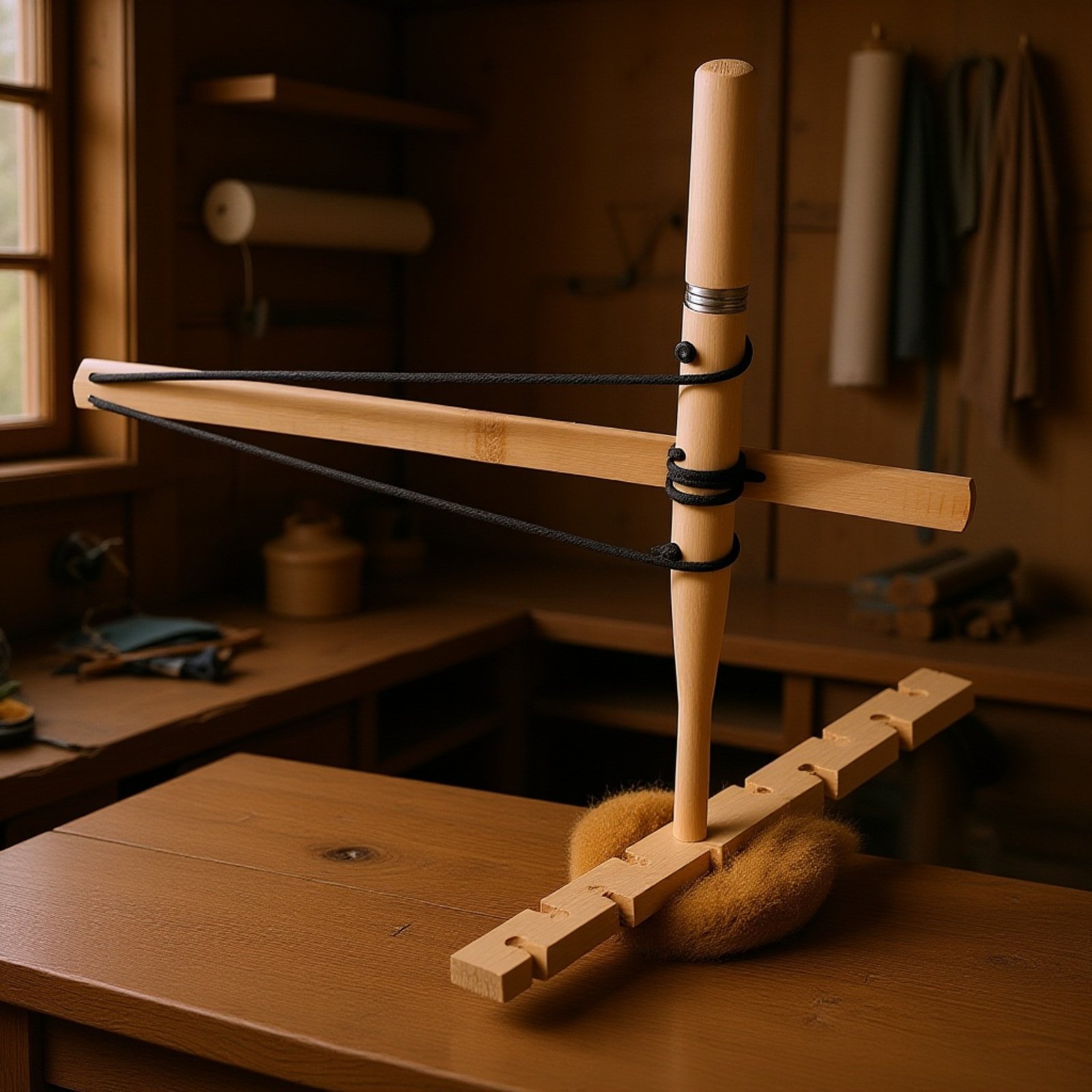 木を擦って火を起こすアウトドア着火ツール 野営火起こし装備 サバイバル訓練道具