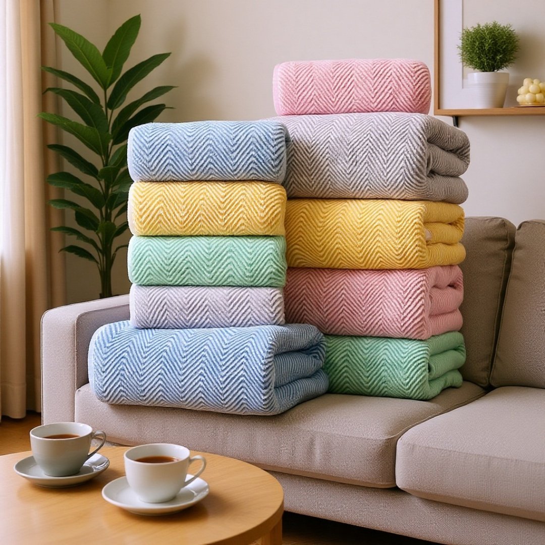 부드러운 수분 흡수 두꺼운 세안 타월