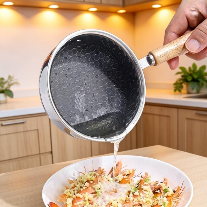 Household Non-Stick Frying Pan for Induction Cooker