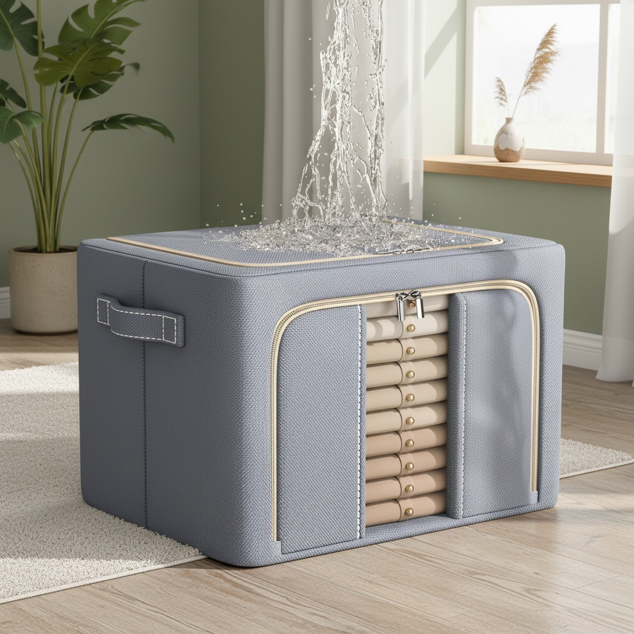 Boîte de rangement pliable imperméable pour vêtements