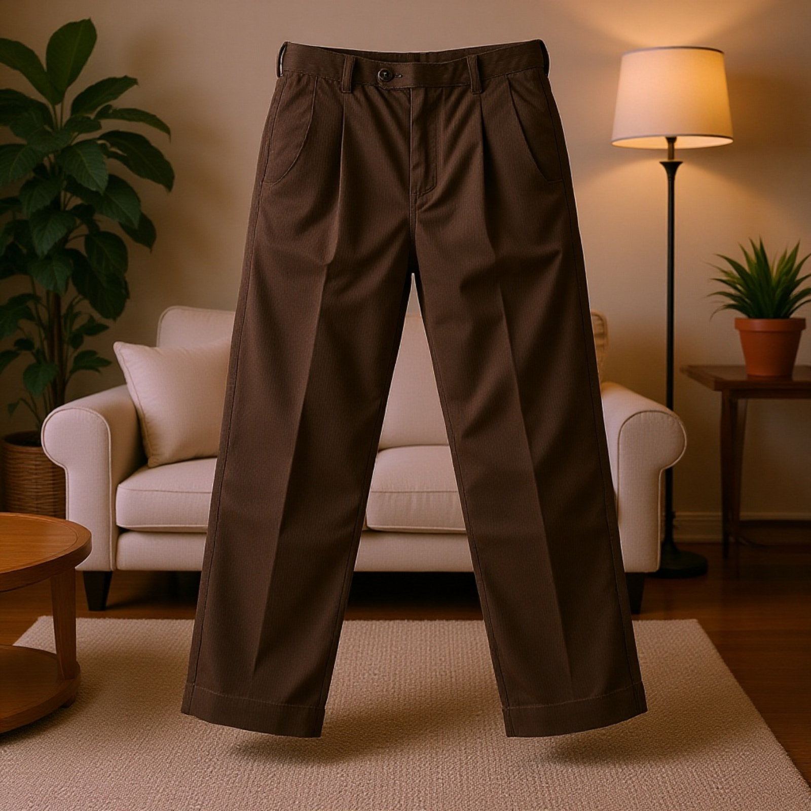 アメリカンレトロカジュアルストレートワークパンツ メンズ厚手コーデュロイロングパンツ