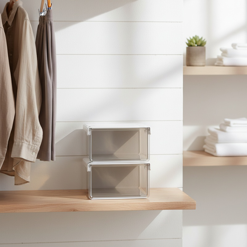 Office supplies neatly stored in the waterproof under-desk organizer