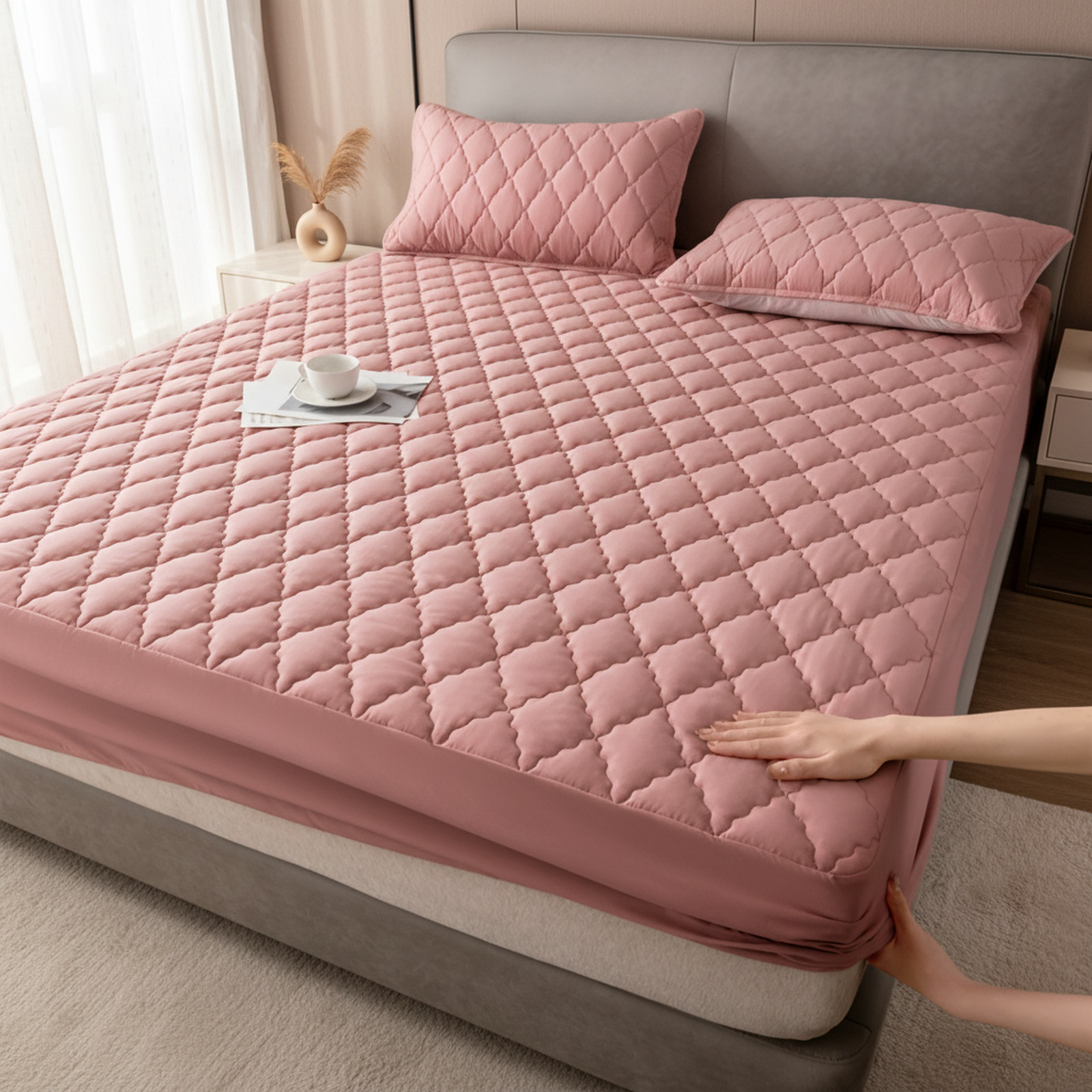 Waterproof Bed Sheet, Baby Diaper-Proof Mattress Protector, Easy-to-Clean Mattress Cover