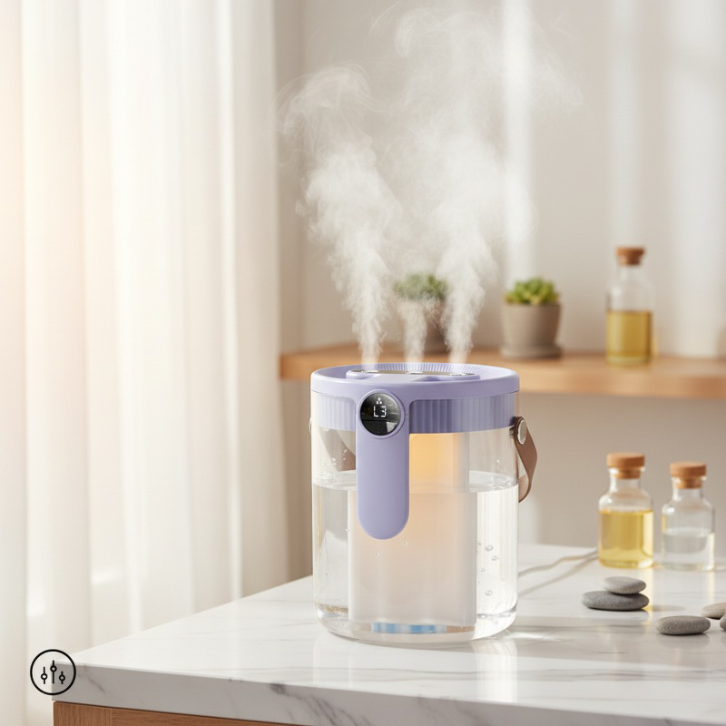 Intelligent Humidity Detection Humidifier, Auto Humidity Adjustment