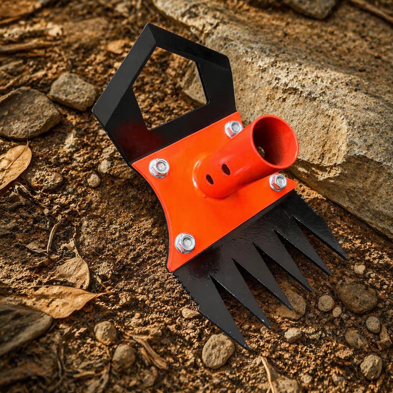 Multifunktionale Hacke für Gartenarbeit