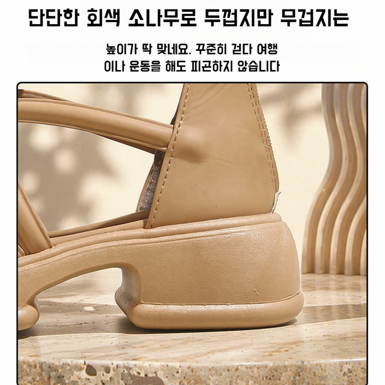 여름 신상 플랫 샌들 부츠