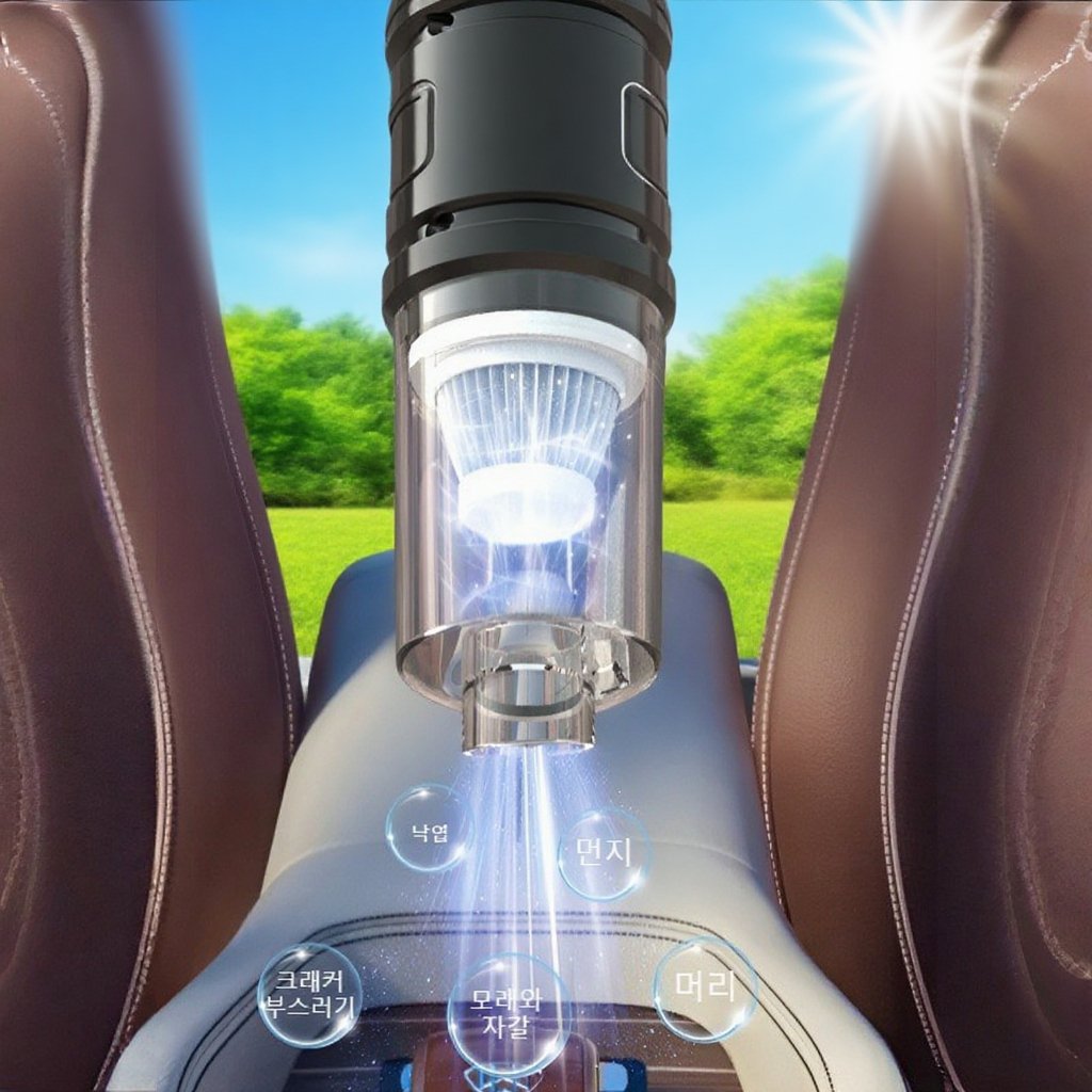고출력 흡입 차량용 청소기