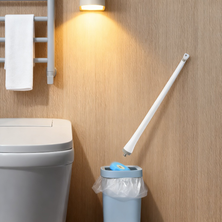 家庭用浴室壁掛け式掃除ブラシ。隅々まで汚れを落とすのに最適。