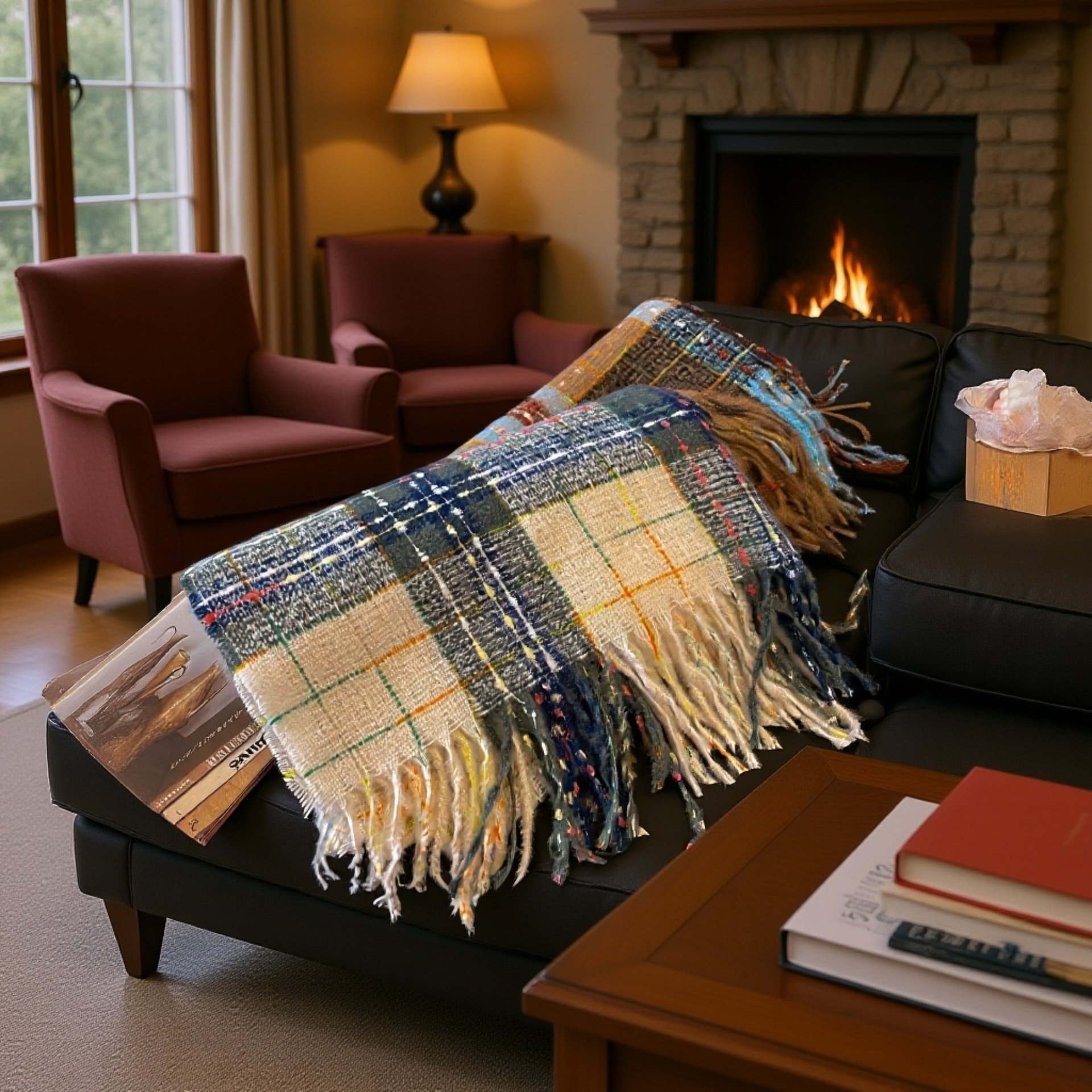  Podzimní a zimní dámská kostkovaná šála, korejský styl, zahuštěná, teplá pletená šála