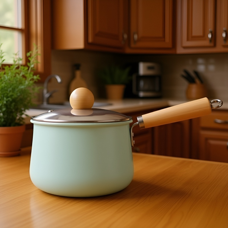 가정용 무접착 우유냄비 양면 무접착 비주얼 라면냄비