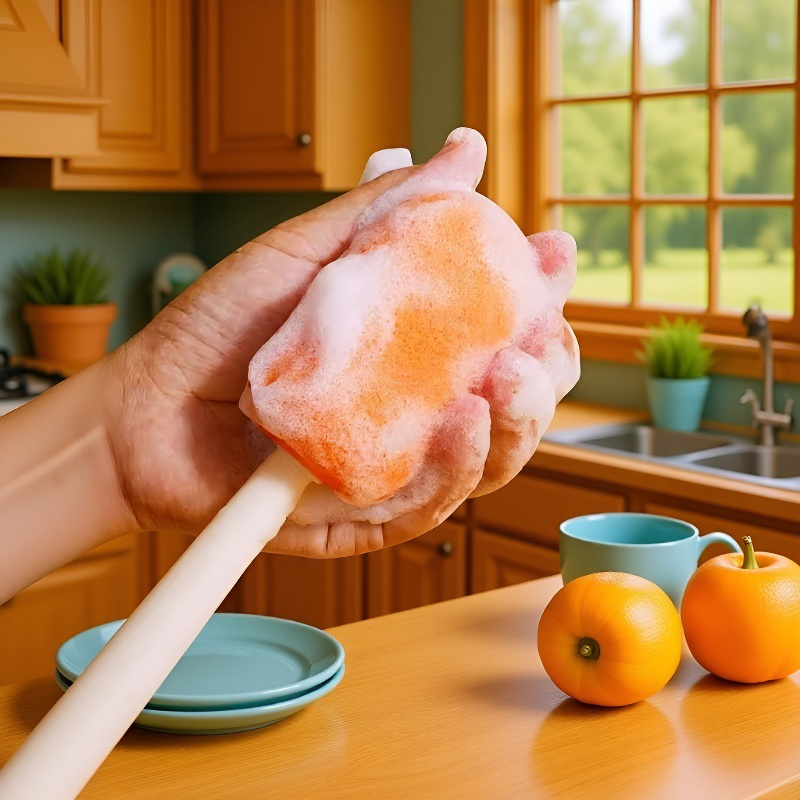 가정용컵솔 다용도 긴 손잡이 세척솔 유리컵 틈새솔 텀블러 사각 세척 트리플 브러쉬