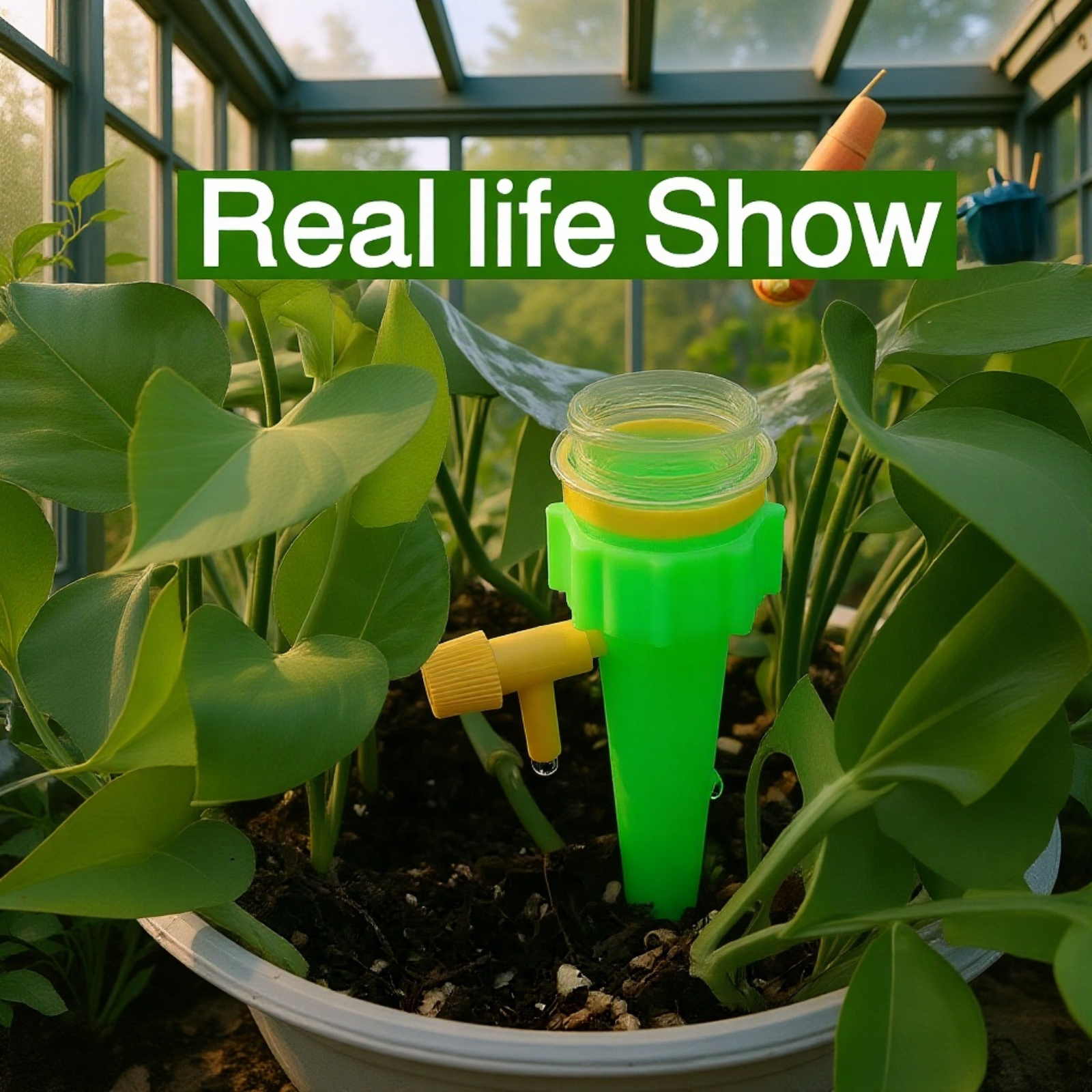 efficient automatic drip irrigation for flower beds