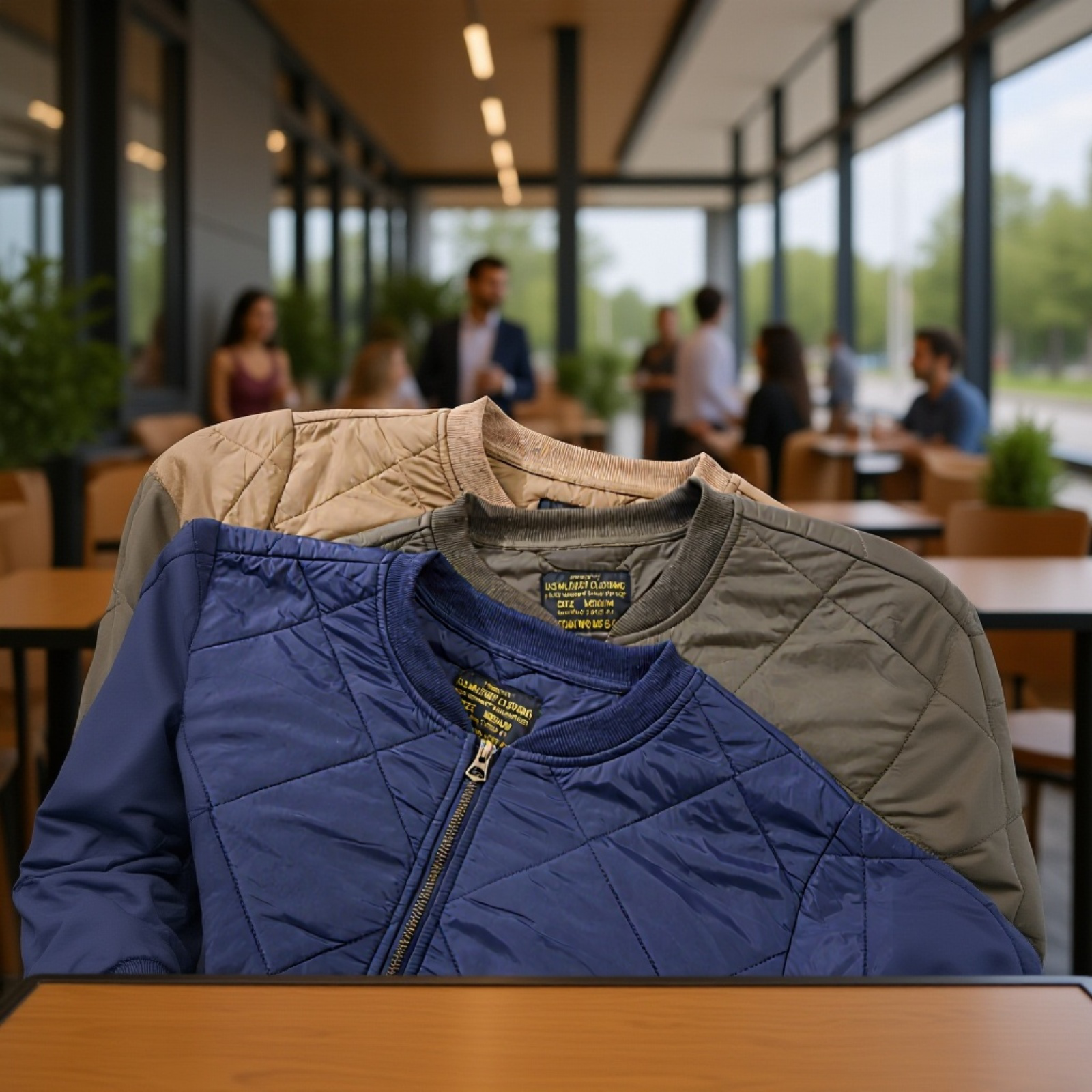 中綿入りCWUキルティングジャケット