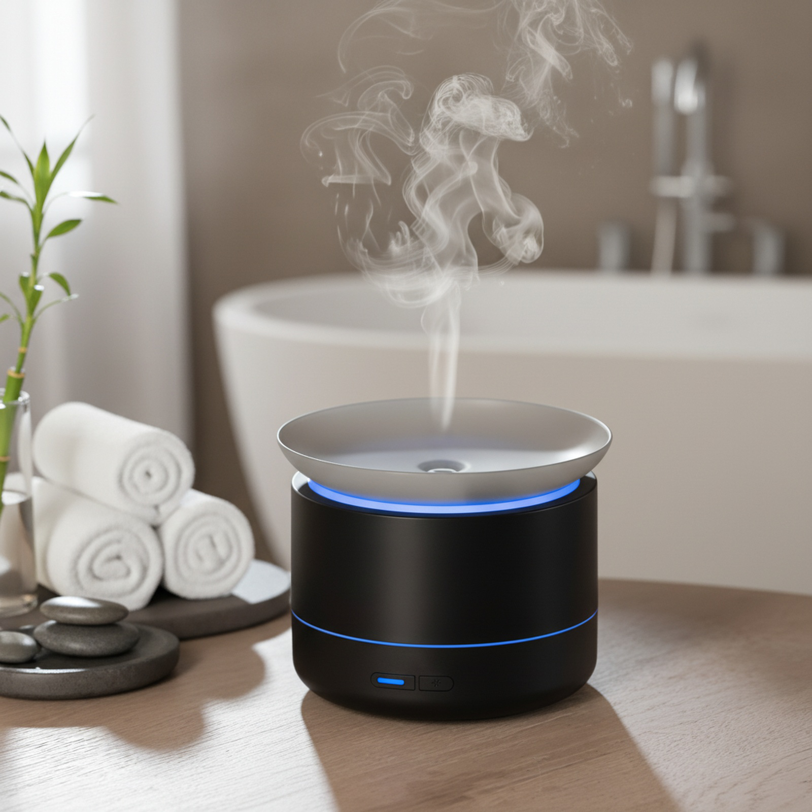 Colorful Cloud Sea Aromatherapy Humidifier, Desktop Atmosphere Light for Home