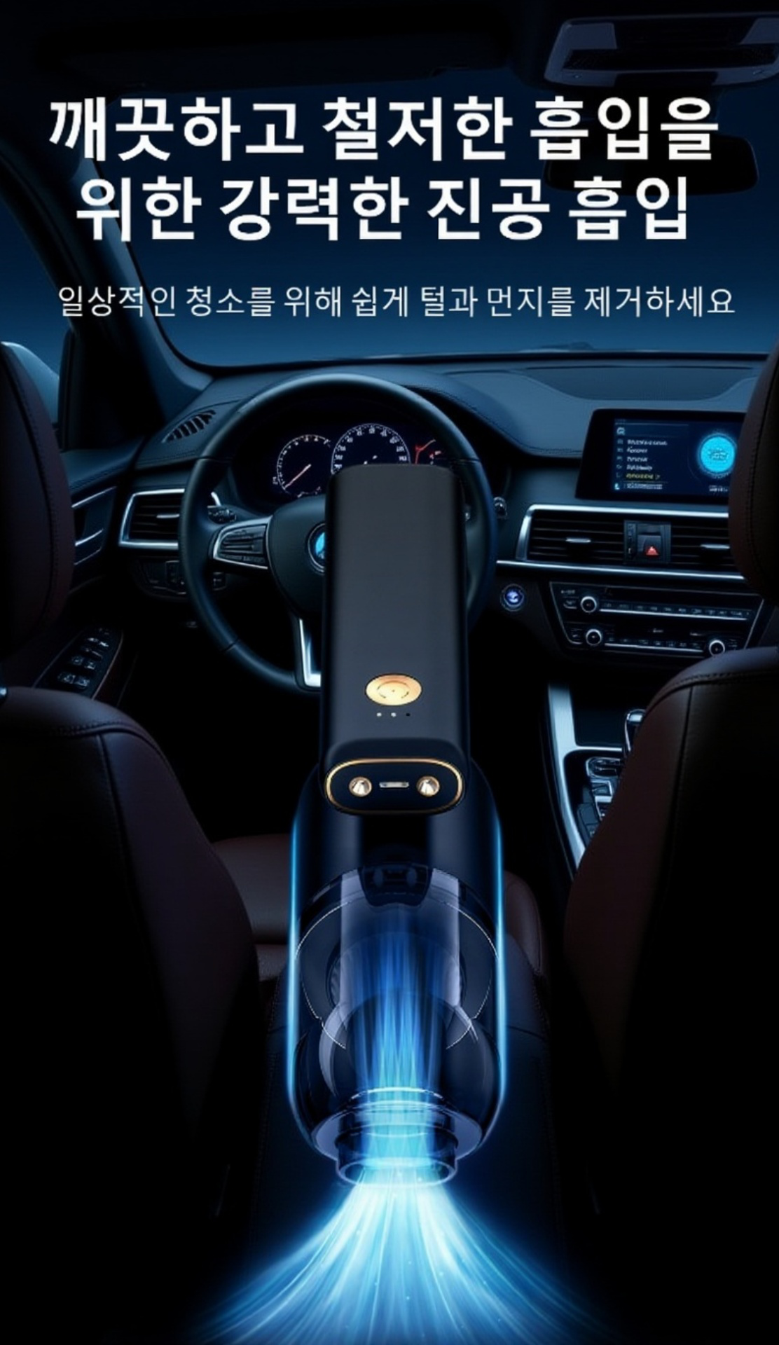 작은 공간 청소에 최적화된 무선 청소기