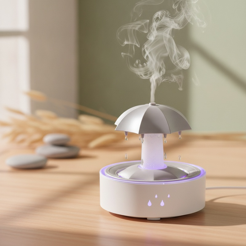 Control remoto giratorio gota de agua máquina de aromaterapia pequeño hogar niebla grande escritorio
