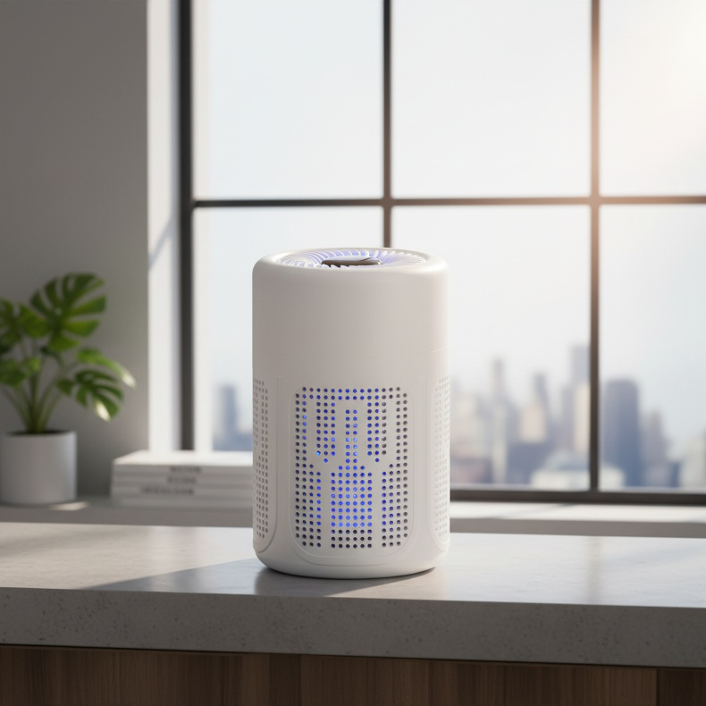 Air intérieur purifié grâce à la technologie à ions négatifs