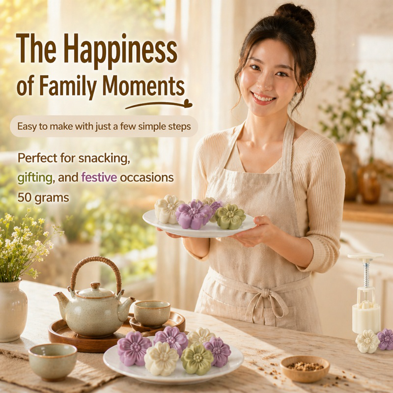 Pastry molds: Purple sweet potato and yam cake molds, mung bean cake molds, snack food, baby food ba