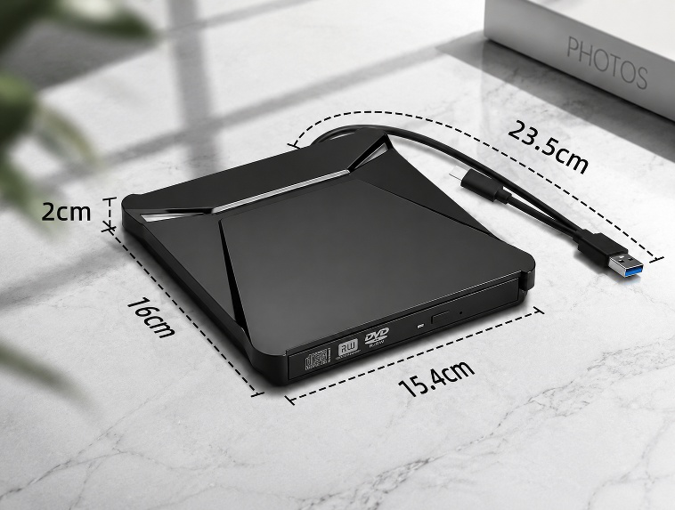 5-in-1 Type-C+USB 외장 DVD 레코더
