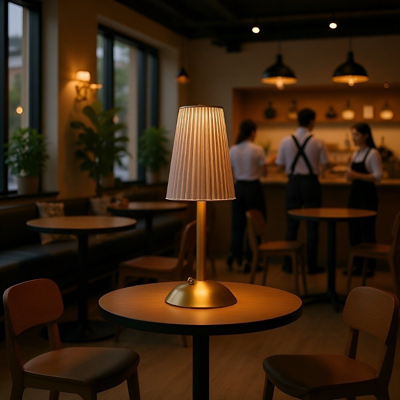 크리스털 빈티지 스탠드 삼색광 터치 LED 스탠드