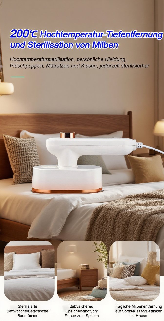 Tragbares Hand-Dampfbügeleisen für Reisen und Zuhause