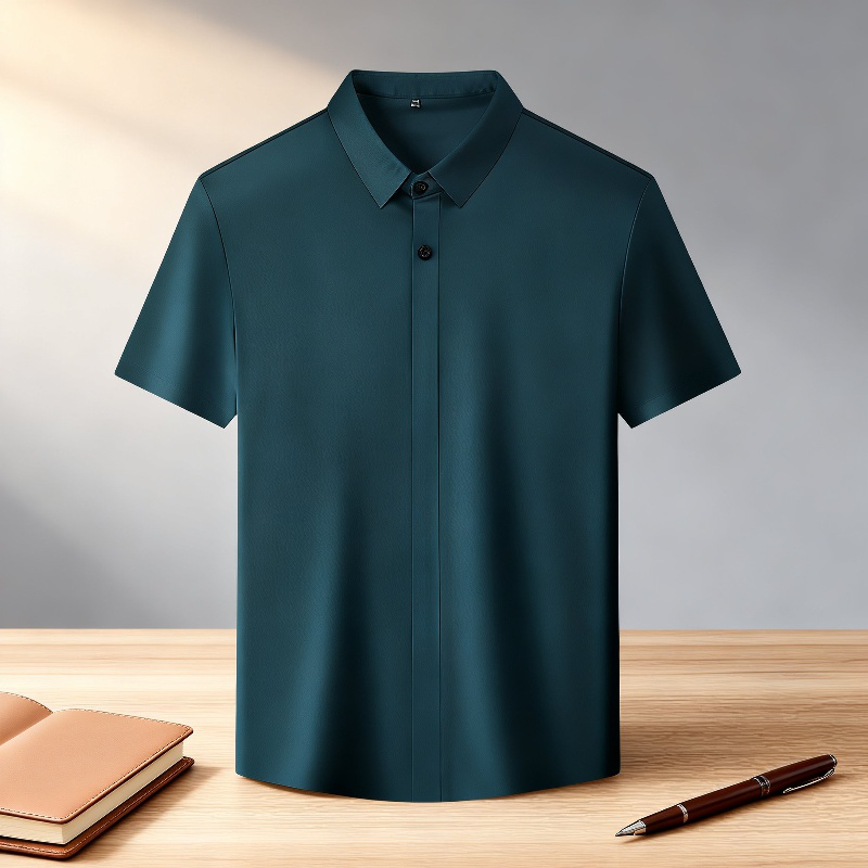 通気性抜群のメンズシャツアップ