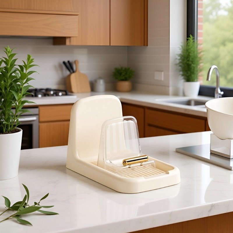 Easy to install pot lid storage rack for cabinets