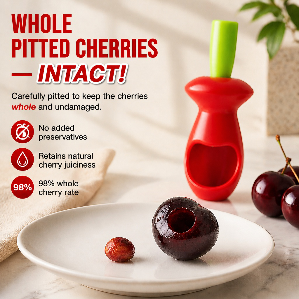 Compact and portable fruit pitting solution