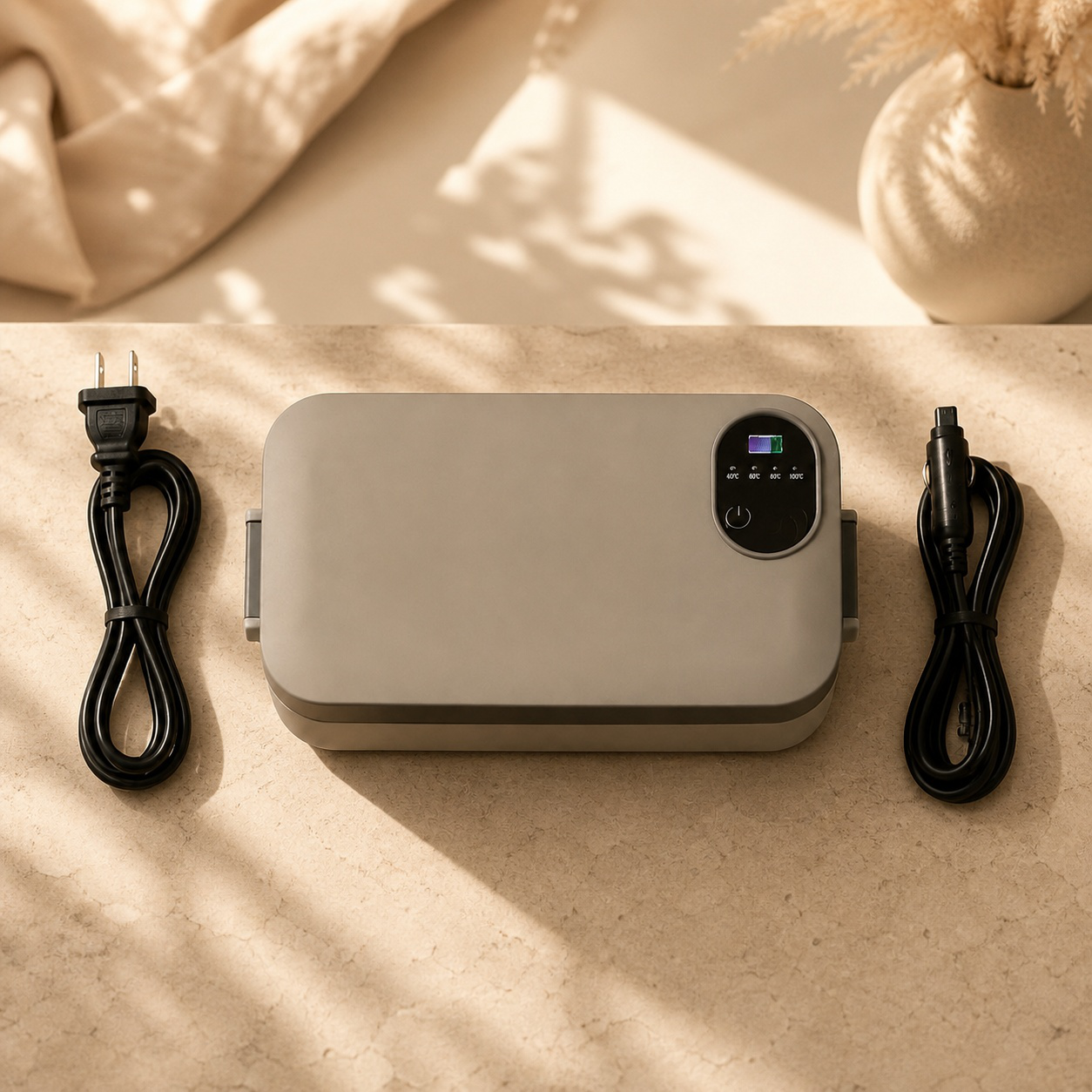 Tapa hermética e impermeable de la lonchera eléctrica
