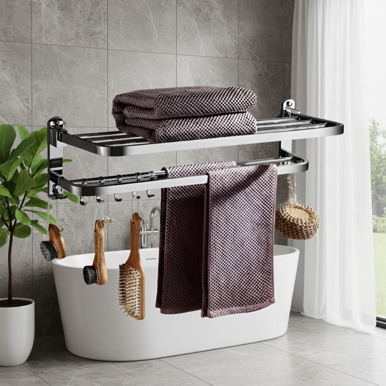 Wall-mounted Stainless Steel Towel Rack