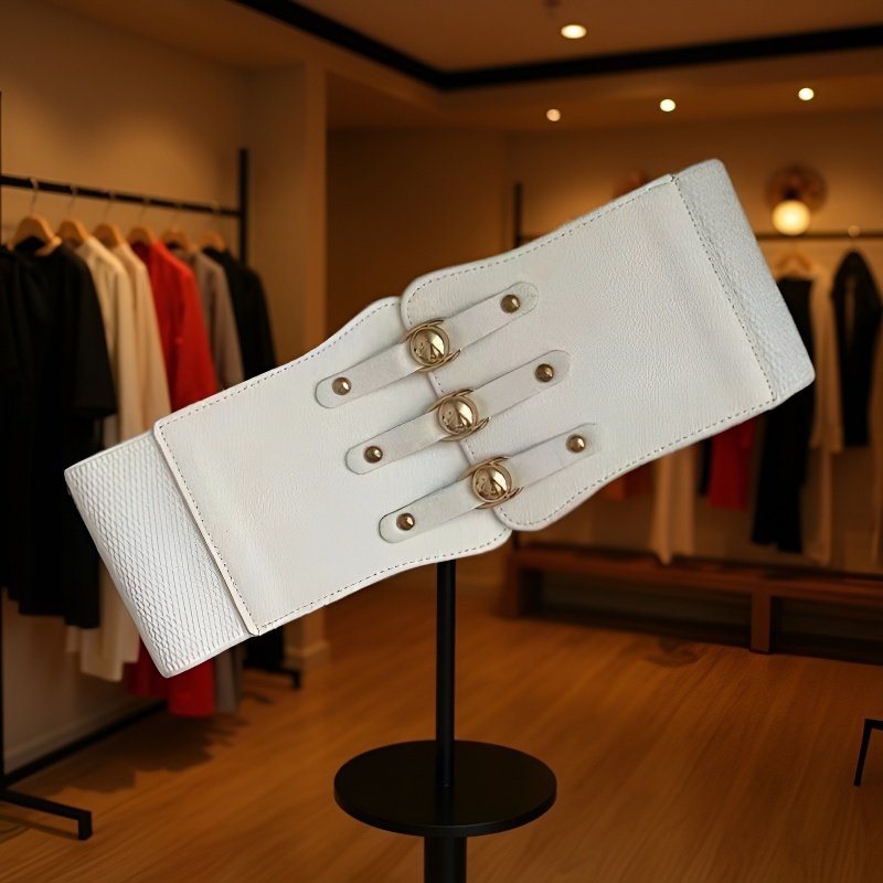 Retro elastický korzetový opasek na dámskou košili a svetr v palácovém stylu