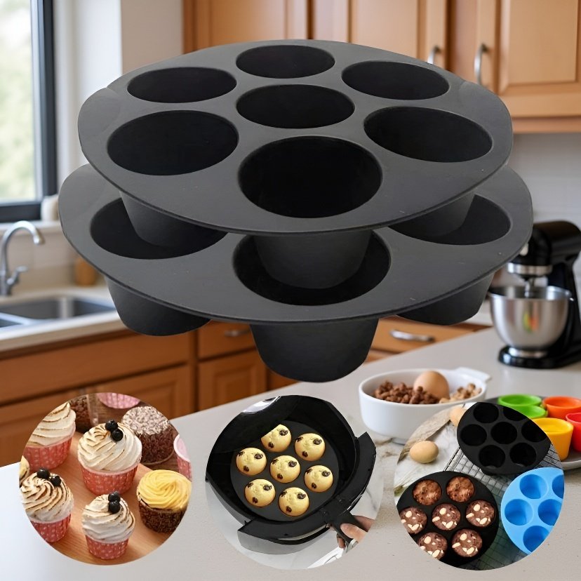 矽膠七孔蛋糕模具