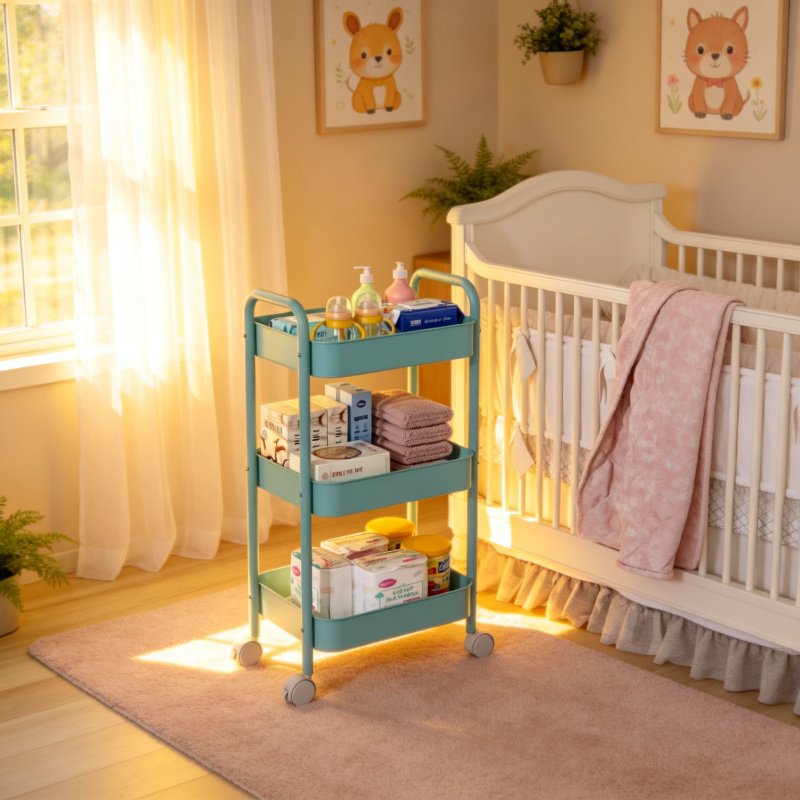 Estante portátil sin perforaciones para baño