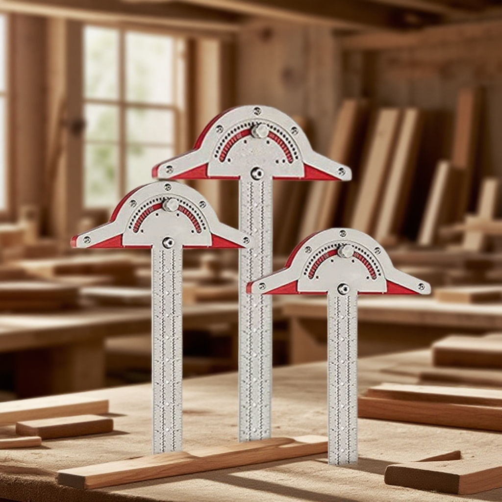 木工用インペリアル角度定規 多機能デザイン定規